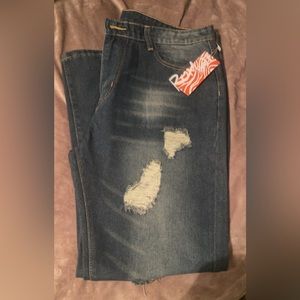 ROMWE distressed jeans